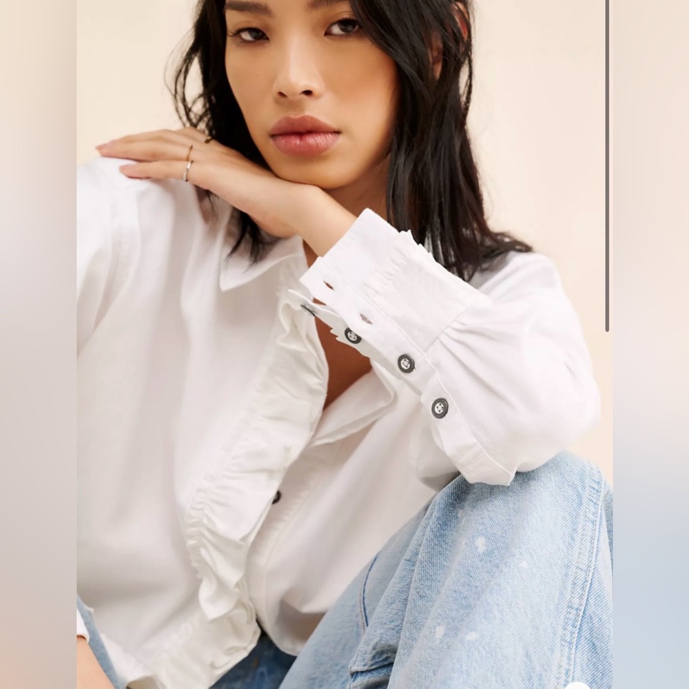WE THE FREE NIGHT MOVES BUTTON DOWN SHIRT - Picture 3 of 14